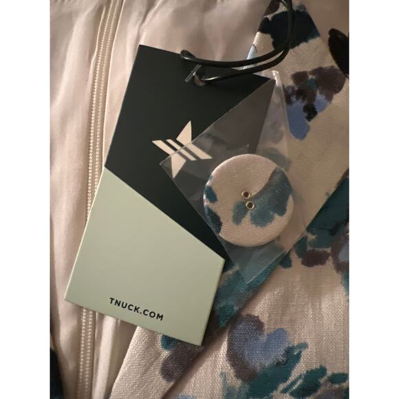 TUCKERNUCK Budding Bluebell Hadley linen Midi Dress NWT Size Small - Picture 5 of 5